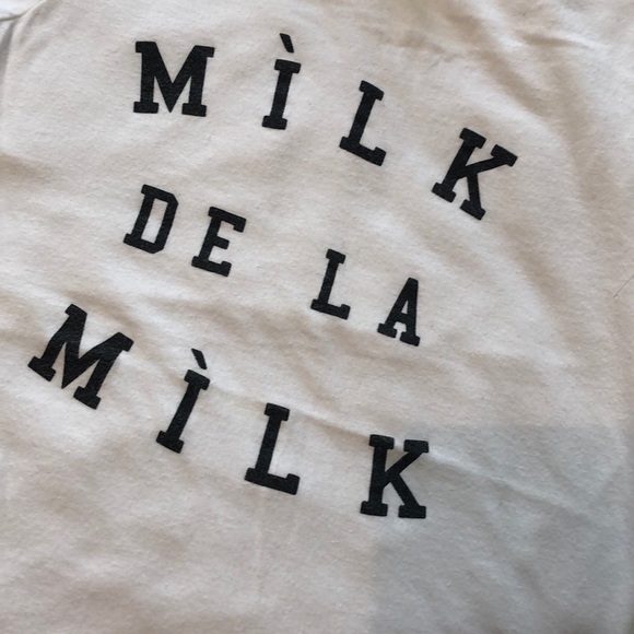Milk de la Milk tee sz 2 - Picture 4 of 4
